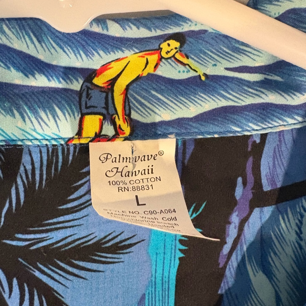 Vibrant Ocean Sunset Hawaiian Shirt - Picture 3 of 4